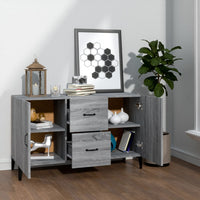 Thumbnail for Sideboard Grau Sonoma 100x36x60 cm Holzwerkstoff