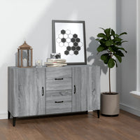 Thumbnail for Sideboard Grau Sonoma 100x36x60 cm Holzwerkstoff