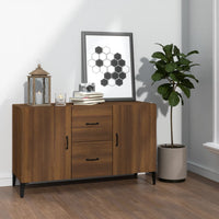 Thumbnail for Sideboard Braun Eichen-Optik 100x36x60 cm Holzwerkstoff