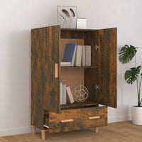 Thumbnail for Highboard Räuchereiche 70x31x115 cm Holzwerkstoff
