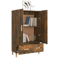 Thumbnail for Highboard Räuchereiche 70x31x115 cm Holzwerkstoff