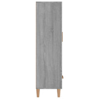 Thumbnail for Highboard Grau Sonoma 70x31x115 cm Holzwerkstoff