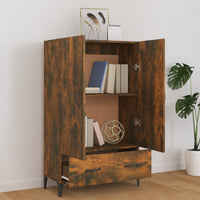 Thumbnail for Highboard Räuchereiche 70x31x115 cm Holzwerkstoff