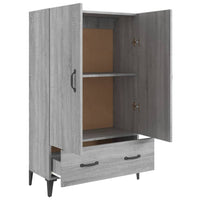 Thumbnail for Highboard Grau Sonoma 70x31x115 cm Holzwerkstoff
