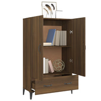 Thumbnail for Highboard Braun Eichen-Optik 70x31x115 cm Holzwerkstoff