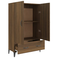 Thumbnail for Highboard Braun Eichen-Optik 70x31x115 cm Holzwerkstoff