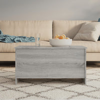 Thumbnail for Couchtisch Grau Sonoma 102x55,5x52,5 cm Holzwerkstoff