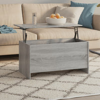 Thumbnail for Couchtisch Grau Sonoma 102x55,5x52,5 cm Holzwerkstoff