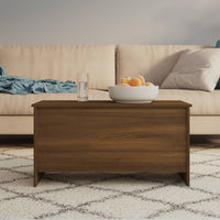 Thumbnail for Couchtisch Braun Eichen-Optik 102x55,5x52,5 cm Holzwerkstoff