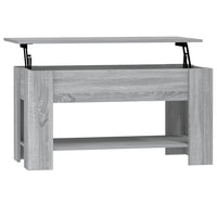 Thumbnail for Couchtisch Grau Sonoma 101x49x52 cm Holzwerkstoff