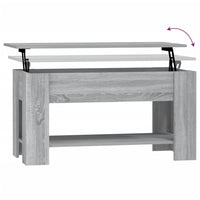 Thumbnail for Couchtisch Grau Sonoma 101x49x52 cm Holzwerkstoff