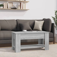 Thumbnail for Couchtisch Grau Sonoma 101x49x52 cm Holzwerkstoff