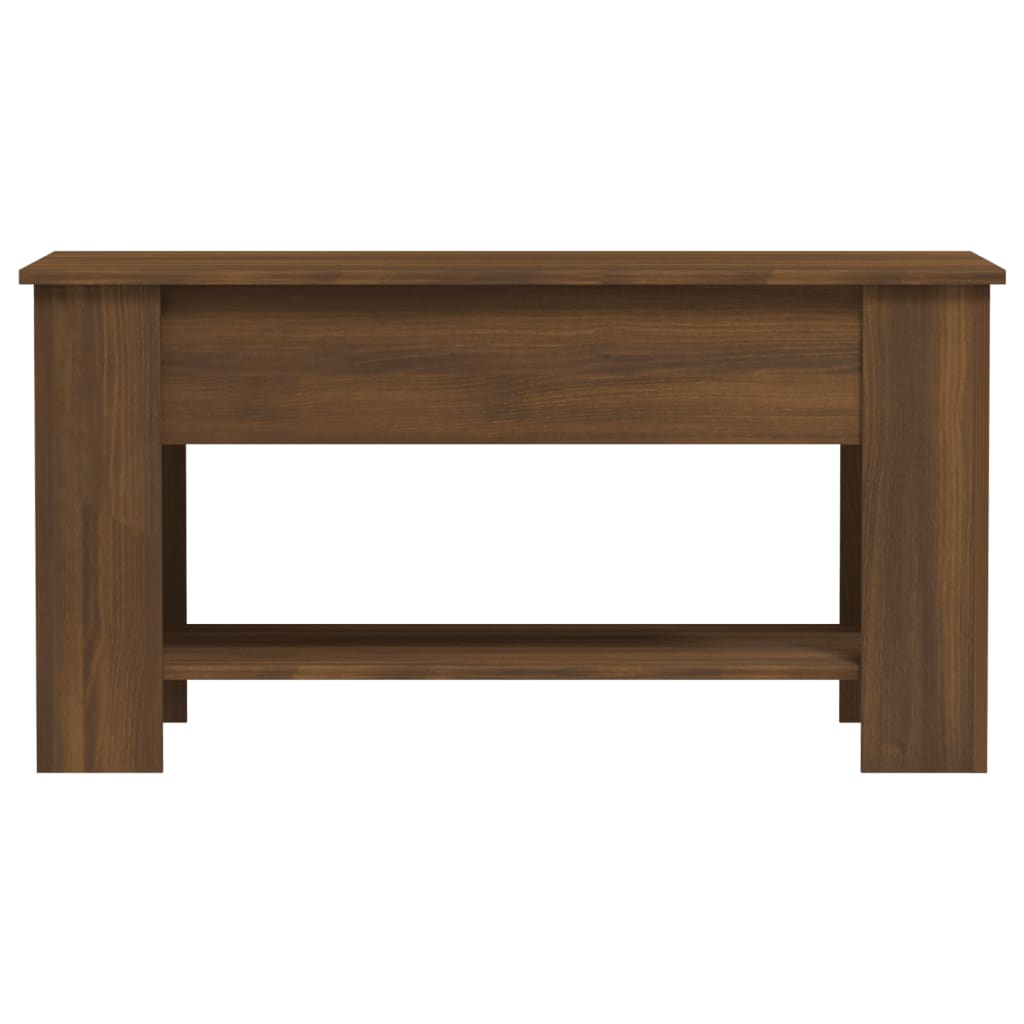 Couchtisch Braun Eichen-Optik 101x49x52 cm Holzwerkstoff