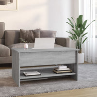 Thumbnail for Couchtisch Grau Sonoma 80x50x40 cm Holzwerkstoff
