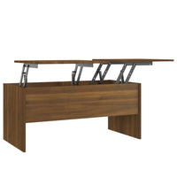 Thumbnail for Couchtisch Braun Eichen-Optik 102x50,5x46,5 cm Holzwerkstoff