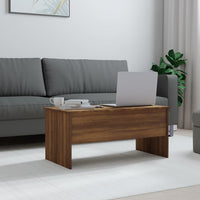 Thumbnail for Couchtisch Braun Eichen-Optik 102x50,5x46,5 cm Holzwerkstoff