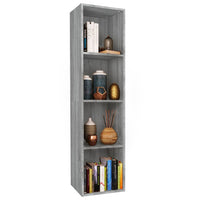 Thumbnail for Bücherschrank/TV-Schrank Grau Sonoma 36x30x143 cm Holzwerkstoff
