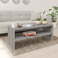Thumbnail for Couchtisch Grau Sonoma 100x40x40 cm Holzwerkstoff