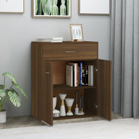 Thumbnail for Sideboard Braun Eichen-Optik 60x30x75 cm Holzwerkstoff