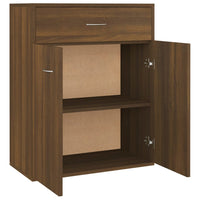 Thumbnail for Sideboard Braun Eichen-Optik 60x30x75 cm Holzwerkstoff
