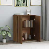 Thumbnail for Sideboard Braun Eichen-Optik 60x30x75 cm Holzwerkstoff