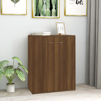 Thumbnail for Sideboard Braun Eichen-Optik 60x30x75 cm Holzwerkstoff