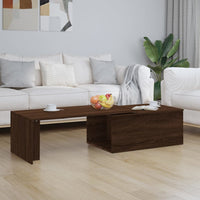 Thumbnail for Couchtisch Braun Eichen-Optik 150x50x35 cm Holzwerkstoff
