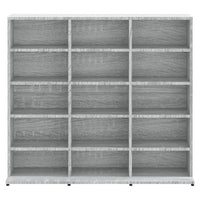 Thumbnail for CD-Regal Grau Sonoma 102x23x89,5 cm Holzwerkstoff
