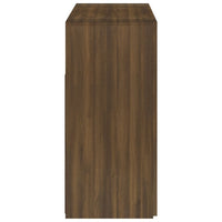 Thumbnail for Sideboard mit LED-Beleuchtung Braun Eichen-Optik 115,5x30x75 cm