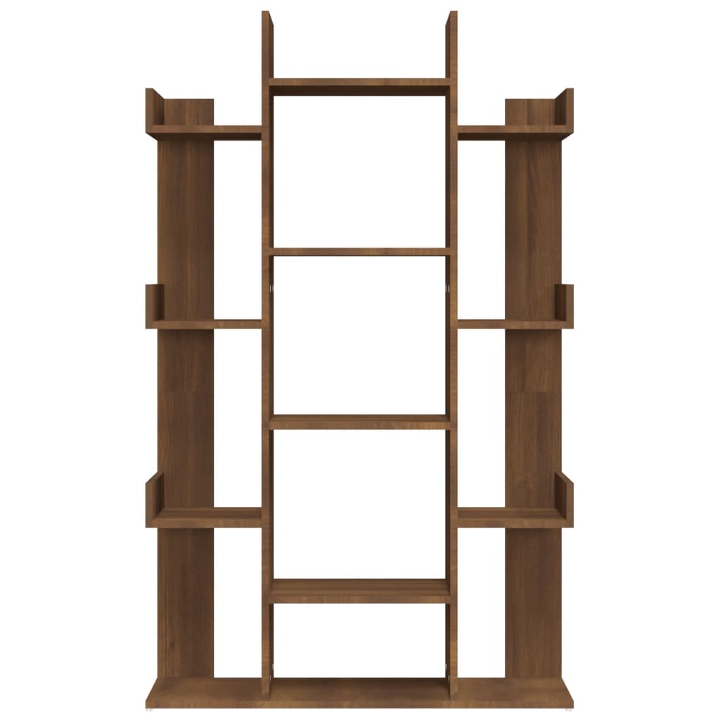 Bücherregal Braun Eichen-Optik 86x25,5x140 cm Holzwerkstoff