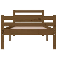 Thumbnail for Massivholzbett Honigbraun 100x200 cm