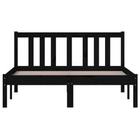 Thumbnail for Massivholzbett Schwarz 120x190 cm