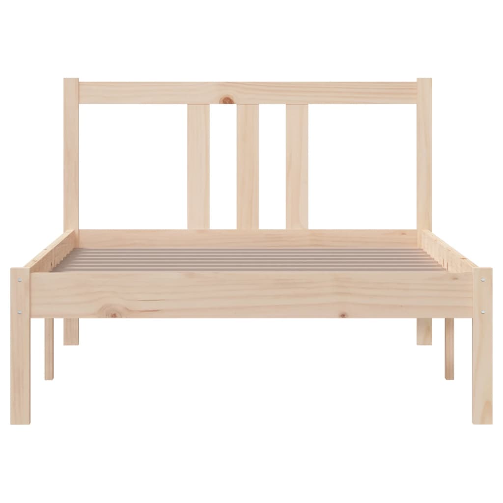 Massivholzbett 90x200 cm