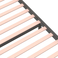 Thumbnail for Massivholzbett Grau 75x190 cm