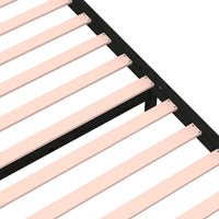 Thumbnail for Massivholzbett Schwarz 90x190 cm