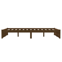 Thumbnail for Massivholzbett Honigbraun 120x190 cm