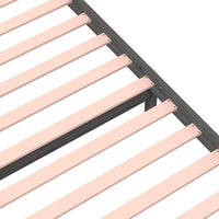 Thumbnail for Massivholzbett Grau 90x200 cm