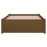 Thumbnail for Massivholzbett Honigbraun 90x200 cm