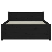 Thumbnail for Massivholzbett Schwarz 75x190 cm