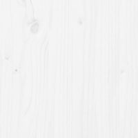 Thumbnail for Massivholzbett Weiß 90x190 cm