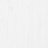 Thumbnail for Massivholzbett Weiß 90x200 cm