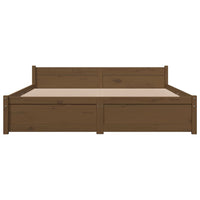 Thumbnail for Massivholzbett Honigbraun 150x200 cm