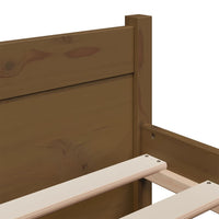 Thumbnail for Massivholzbett Honigbraun 150x200 cm