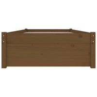 Thumbnail for Bett mit Schubladen Honigbraun 90x200 cm