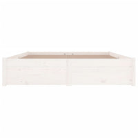 Thumbnail for Bett mit Schubladen Weiß 150x200 cm