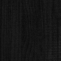 Thumbnail for Massivholzbett Schwarz Kiefer 120x200 cm