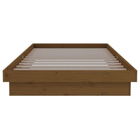 Thumbnail for Massivholzbett Honigbraun 100x200 cm