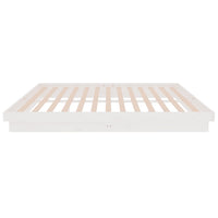 Thumbnail for Massivholzbett Weiß 150x200 cm