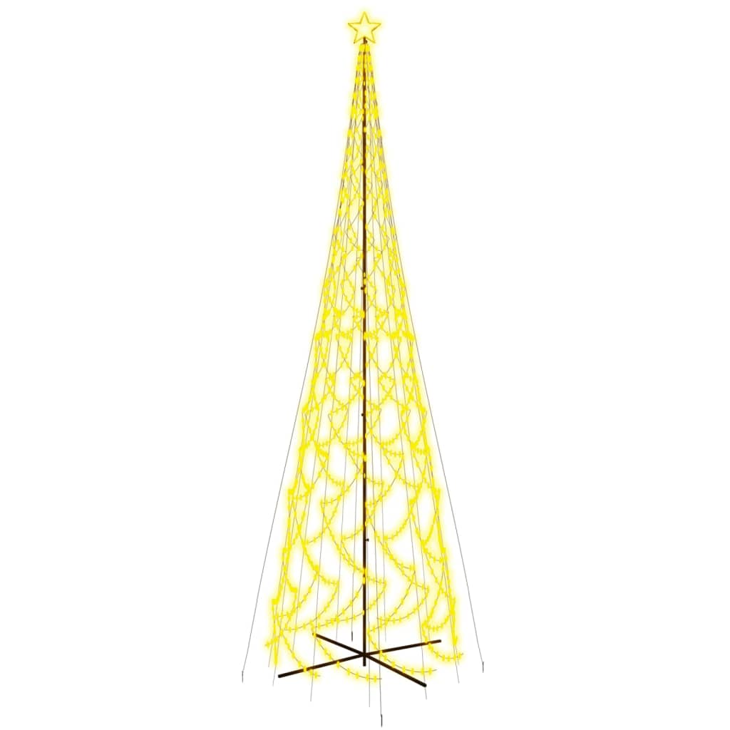 LED-Weihnachtsbaum Kegelform Warmweiß 3000 LEDs 230x800 cm