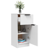 Thumbnail for Sideboard Weiß 30x30x70 cm Holzwerkstoff